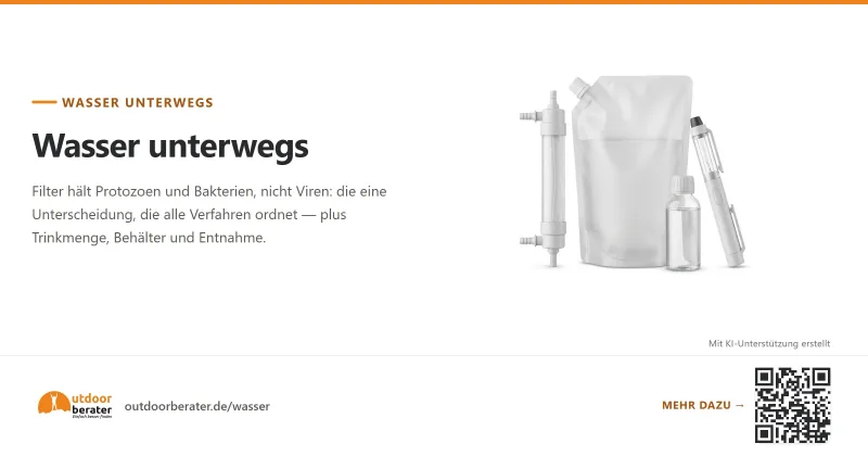 Teilen-Bild zu Wasser unterwegs: Filter, Chemie, UV, Behälter