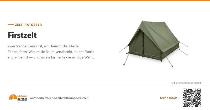 Teilen-Bild zu Firstzelt Beratung & Ratgeber