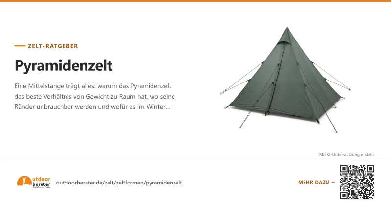 Teilen-Bild zu Pyramidenzelt Beratung & Ratgeber