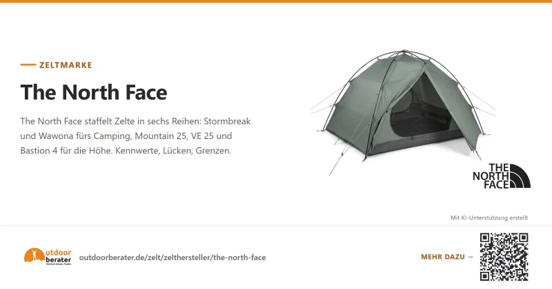 Teilen-Bild zu The North Face Zelte: vom Campingzelt zum Höhenzelt